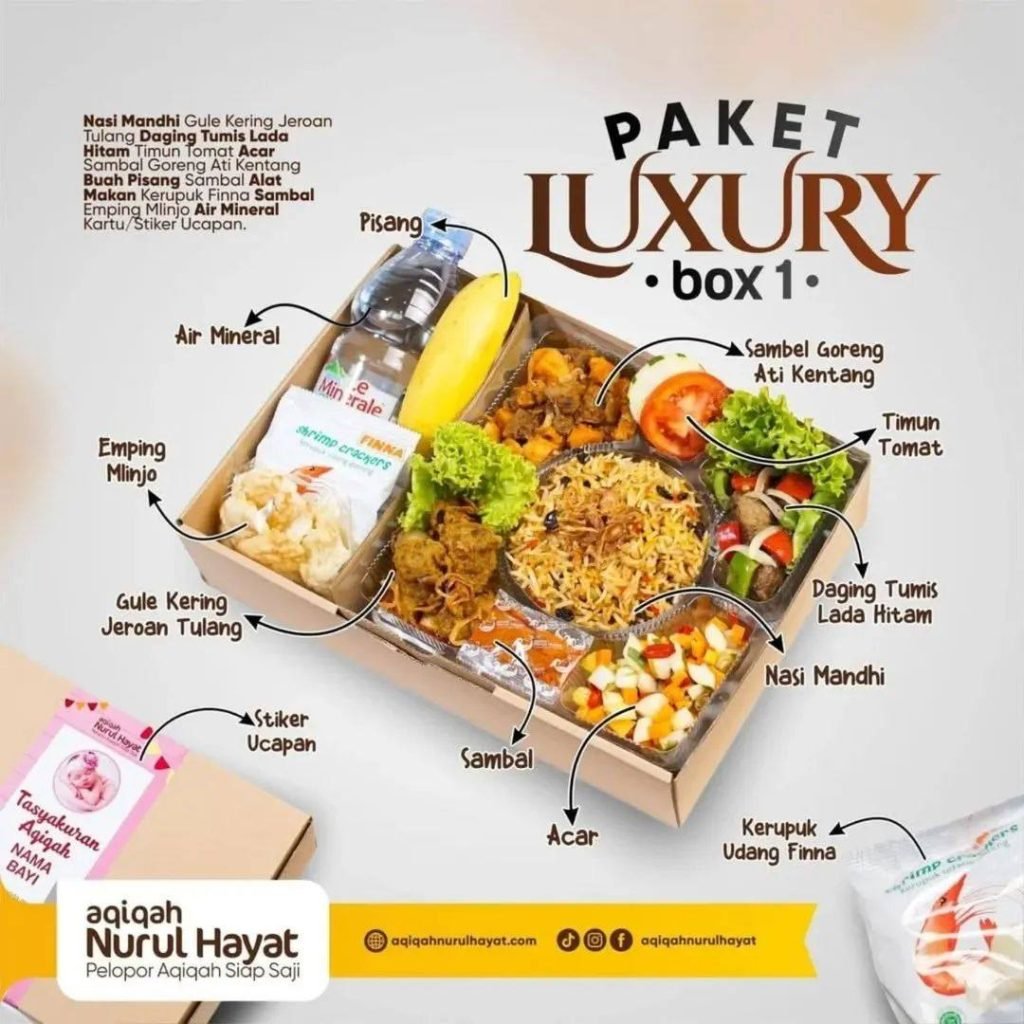 Paket Luxury Box 1 Aqiqah Nurul Hayat
